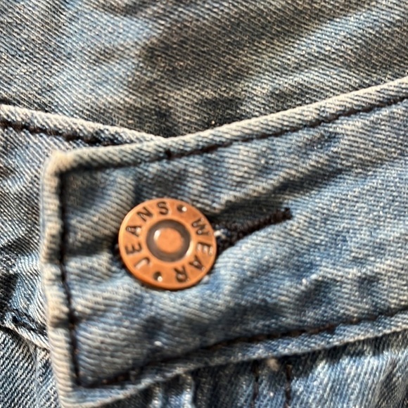 DENIM JEANS FLORAL PAINTED, NEW XL
VERY BOHEMIAN, HIPPIE VIBES - Picture 6 of 6